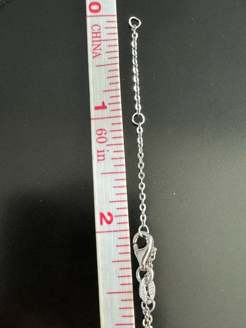 Classic 925 Silver Adjustable Chain - 15-17” - Picture 4 of 5